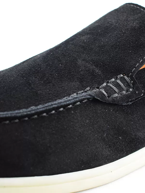 Mocassin pour homme 112 Noir daim .......... miniature